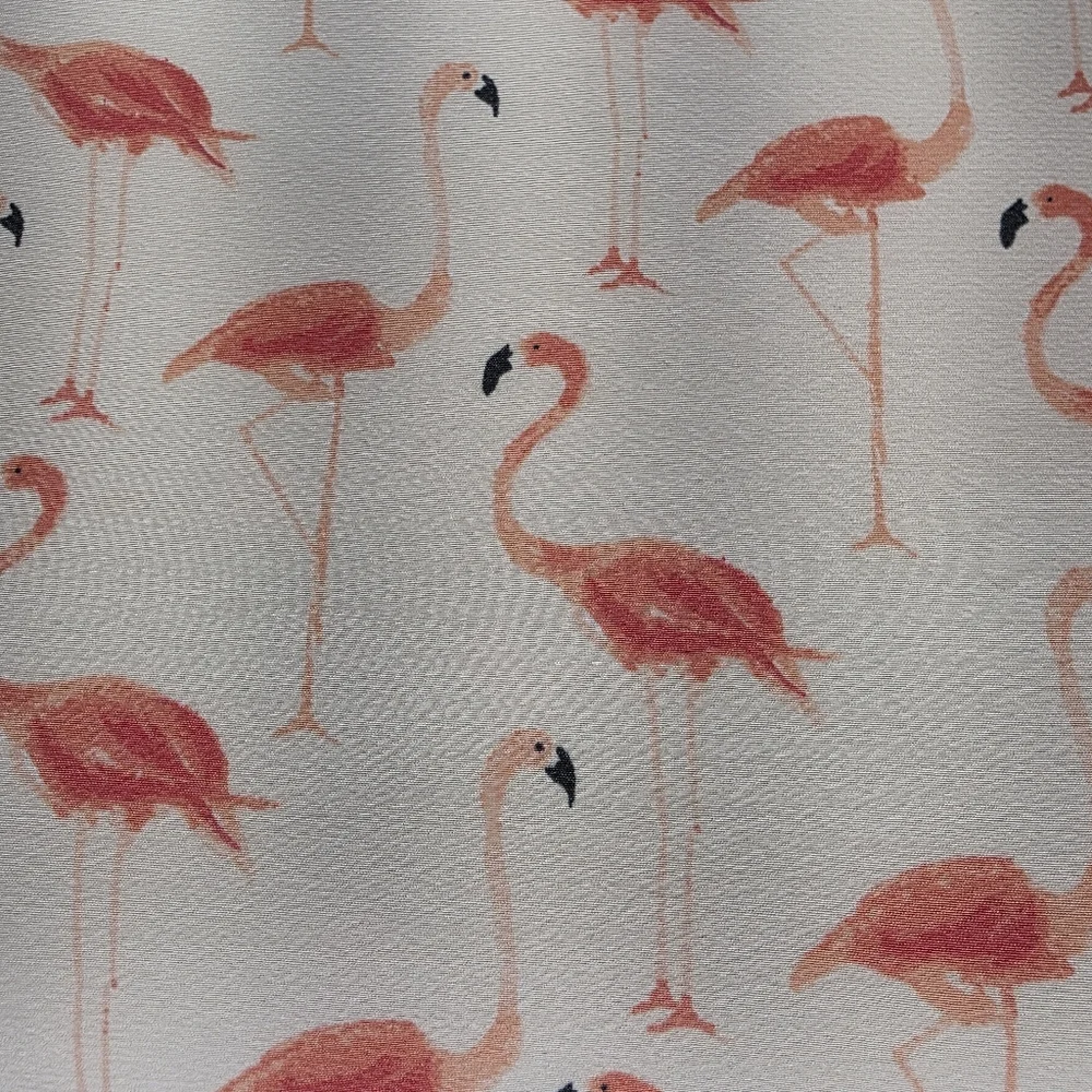 Kate Spade Flamingo Print Women's Top Boat Neck Women's Size 6